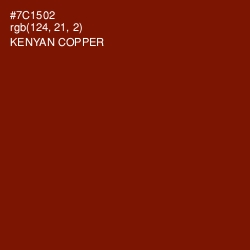 #7C1502 - Kenyan Copper Color Image